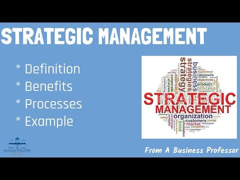 What is Strategic Management? | From A Business Professor thumbnail