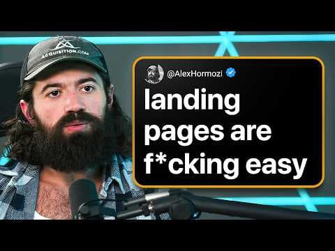 Alex Hormozi's Advice on Landing Pages thumbnail