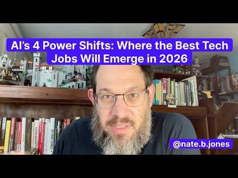 AI's 4 Power Shifts: Where the Best Tech Jobs Will Emerge in 2026 thumbnail