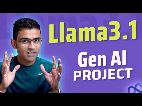 Gen AI Project Using Llama3.1 | End to End Gen AI Project thumbnail