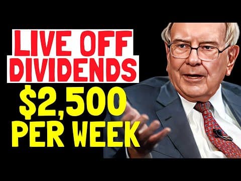 The Fastest Way To Earn $10,000 / month Off Dividends! - Warren Buffett thumbnail