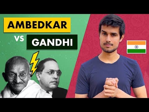 Ambedkar vs Gandhi | Who was right about Casteism? | Dhruv Rathee thumbnail