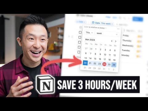 15 MUST-KNOW Notion tips for Productivity! thumbnail
