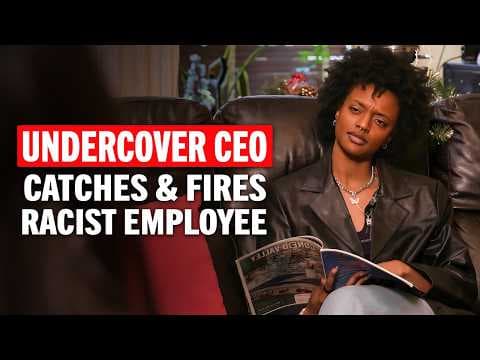 Undercover CEO Exposes Racist Worker and Takes Action thumbnail