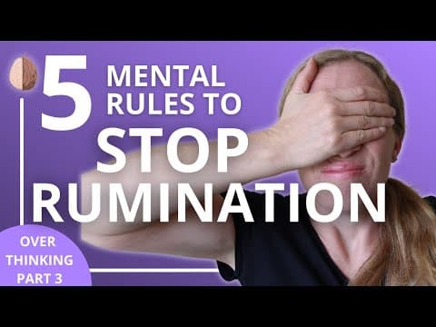 How to stop depressive rumination and overthinking thumbnail