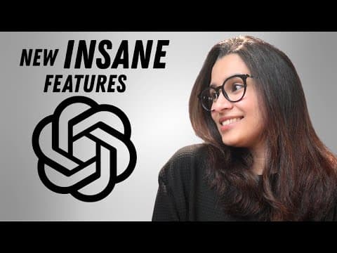 ChatGPT Just Got Insanely Powerful – 10 Features You Didn’t Know Existed! thumbnail