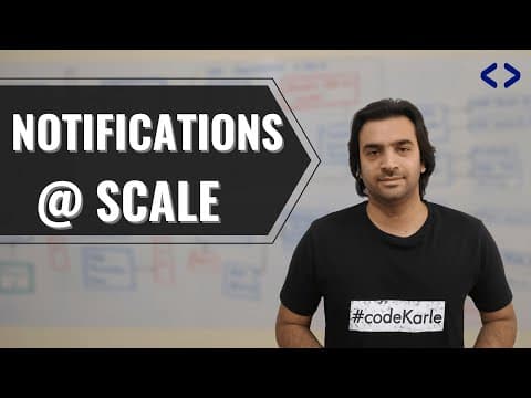 Notification Service System Design Interview Question to handle Billions of users & Notifications thumbnail