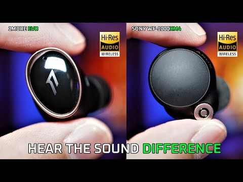 1More EVO vs Sony WF-1000XM4 - Hear the Sound Quality Difference! 🎧🔥 thumbnail