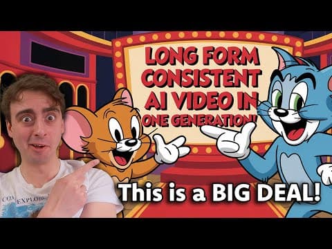 Finally! New AI Video ONE SHOTS Tom & Jerry Cartoons w CONSISTENT STORIES! thumbnail