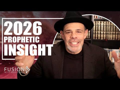 Spiritual Insights and Prophetic flow in 2026: A special NEW YEAR Message from Rabbi Jason Sobel thumbnail