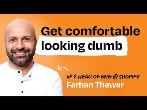 How Shopify builds a high-intensity culture | Farhan Thawar (VP and Head of Eng) thumbnail