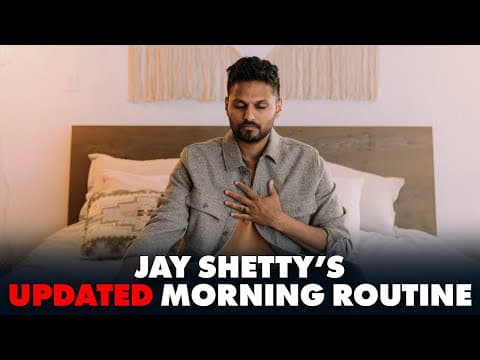 Jay Shetty's UPDATED Morning Routine thumbnail