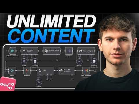 I Built An AI System That Writes Viral Blog Posts INSTANTLY (n8n Tutorial) thumbnail