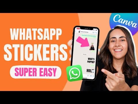 How to Create WhatsApp Stickers Using Canva thumbnail