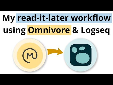 How to Enhance Article Reading with Omnivore and Logseq thumbnail