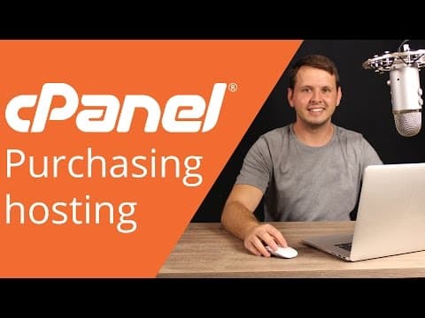cPanel beginner tutorial 1 - How to purchase hosting thumbnail