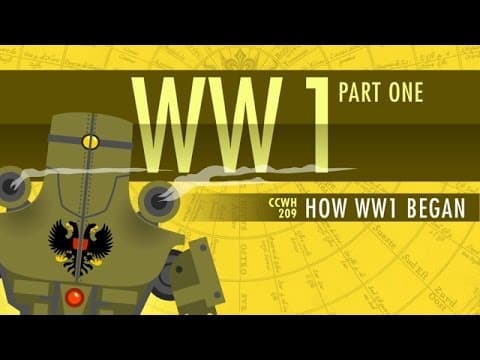 How World War I Started: Crash Course World History 209 thumbnail