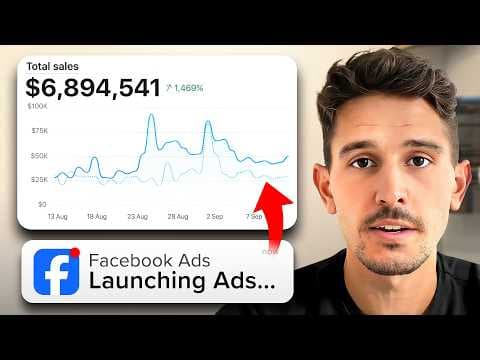 The BEST Facebook Ads Tutorial For Ecommerce in 2025 thumbnail