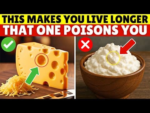 Over 60? 4 Cheeses You Should NEVER Touch and 4 You MUST Eat Daily | Senior Health Tips thumbnail