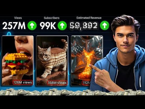 This AI Tool Creates Viral Faceless YouTube Channels (Insane Results!) thumbnail