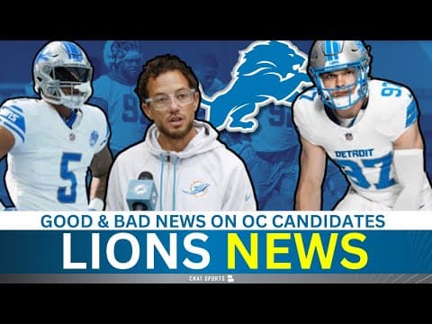 Lions Get Good News & Bad News thumbnail
