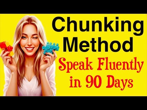 Speak English Fluently with CHUNKING |Shadowing Practice Fluency & Real Conversation|English Podcast thumbnail