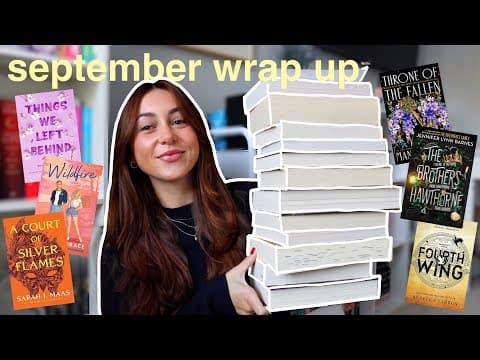 september wrap-up! 📖🍂 12 books: mystery, romance, & lots of fantasy! thumbnail