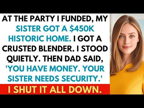 Parents Gave My Sister a $450K Property at Dinner. I Got a Gift Card. So I Called the Bank Mid-Bite thumbnail