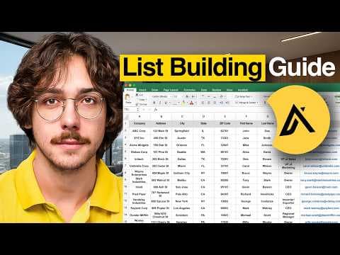 Apollo.io Advanced List Building Tutorial 2025 thumbnail