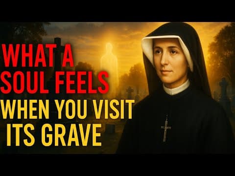 What A Soul Feels When You Visit Its Grave – Saint Faustina Lived It And Told It thumbnail