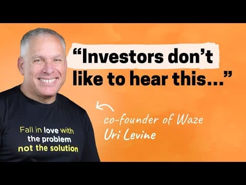 Lessons from a 2-time unicorn builder, 50-time startup advisor and 20-time board member | Uri Levine thumbnail