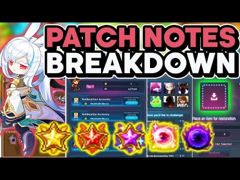 MapleStory Every Little Thing Every Precious Thing Patch Notes Breakdown thumbnail