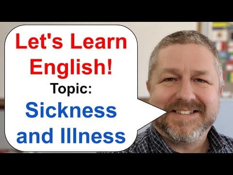 How to Talk About Sickness in English thumbnail
