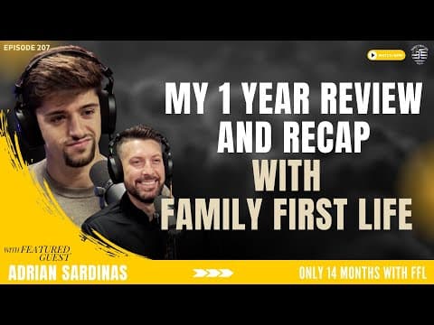 My 1 Year Review and Recap with Family First Life (Ep. 207) thumbnail
