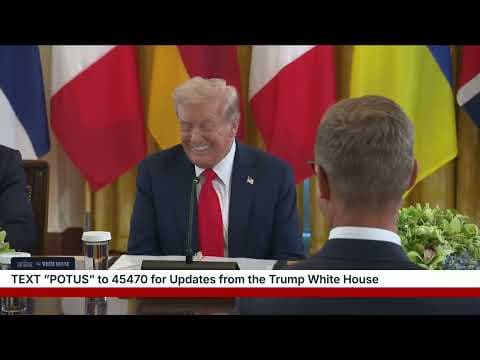 President Trump Participates in a Multilateral Meeting with European Leaders thumbnail