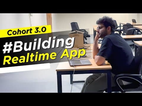 Building a Scalable Realtime app (Node.js, Websockets, Live coding, Assignments) thumbnail