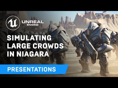Simulating Large Crowds In Niagara | Unreal Engine thumbnail