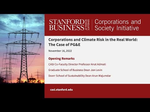 How Does PG&E Navigate Climate Change Risks? thumbnail