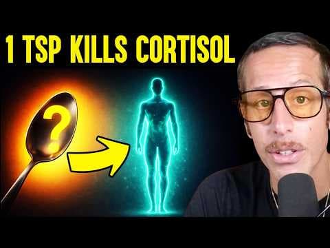 Always Waking Up at Night? - 1 TBSP Kills Cortisol FAST To Fall Back Asleep thumbnail