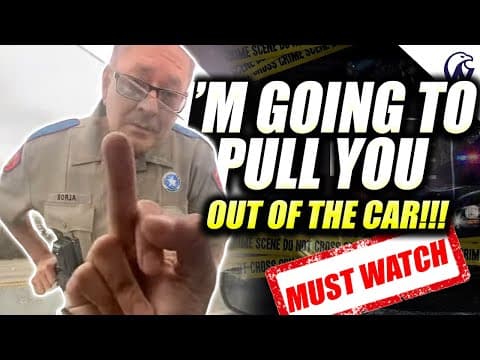 Cop vs The Driver | Give Me Your ID Before I Break Your Window | NOPE! thumbnail