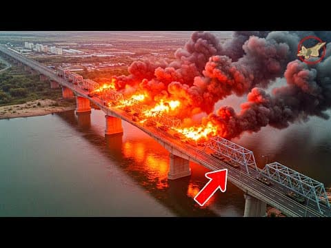 Ukraine Waited for Russian Troops to Cross the River – Then BLEW the Bridge Apart thumbnail