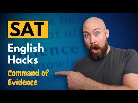 SAT English Hacks | Command of Evidence Textual thumbnail