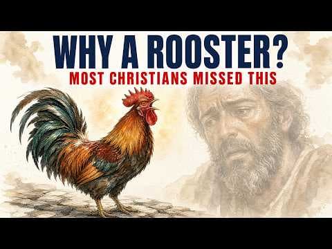 What does the rooster signal in Peter's denial? thumbnail