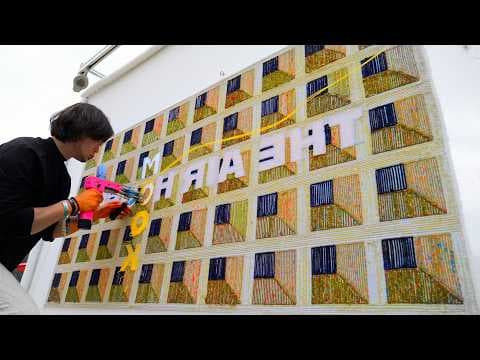 The Amazing Process of Making a $5,000 Rug with a Gun. Tufting Technician of Korea thumbnail