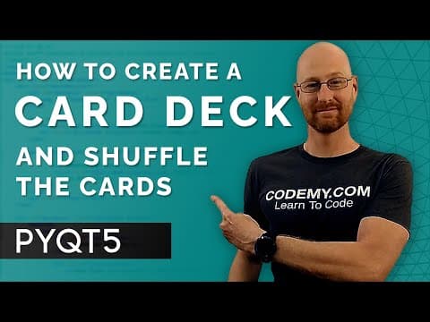 Create And Deal A Deck Of Cards - PyQt5 GUI Thursdays #45 thumbnail
