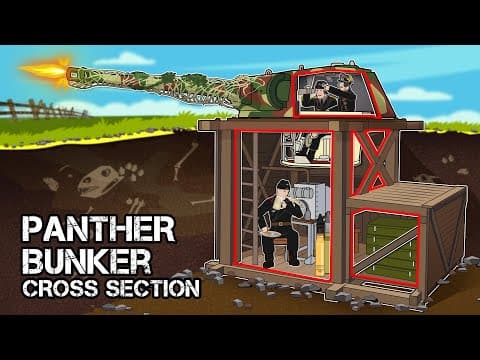 Life Inside A Panther Turret Bunker (Cross Section) thumbnail