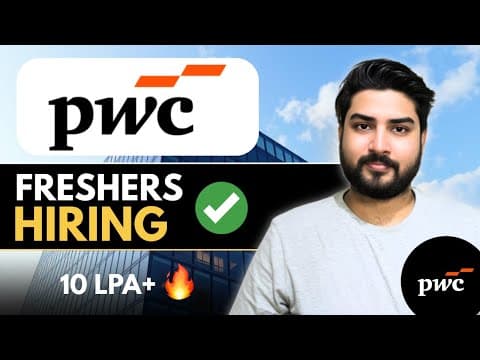 PWC Hiring Freshers🔥Apply Now | Off-Campus Hiring thumbnail