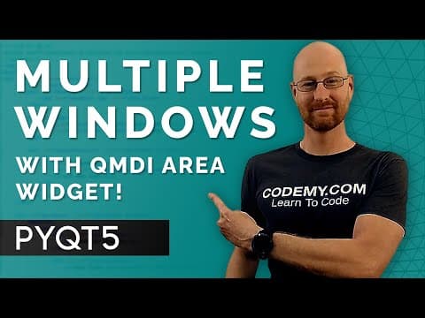 Multiple Windows Inside Your App - PyQt5 GUI Thursdays #36 thumbnail