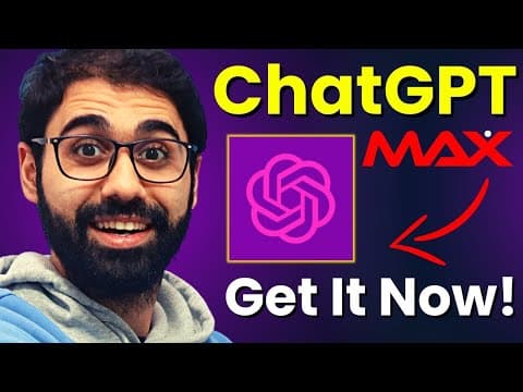 Get ChatGPT Max Edition Now - ByPass All Limits! thumbnail