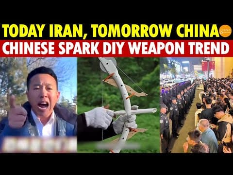 Inspired by Iran, Chinese Spark a DIY Weapons Wave: We Are No Longer Afraid! thumbnail